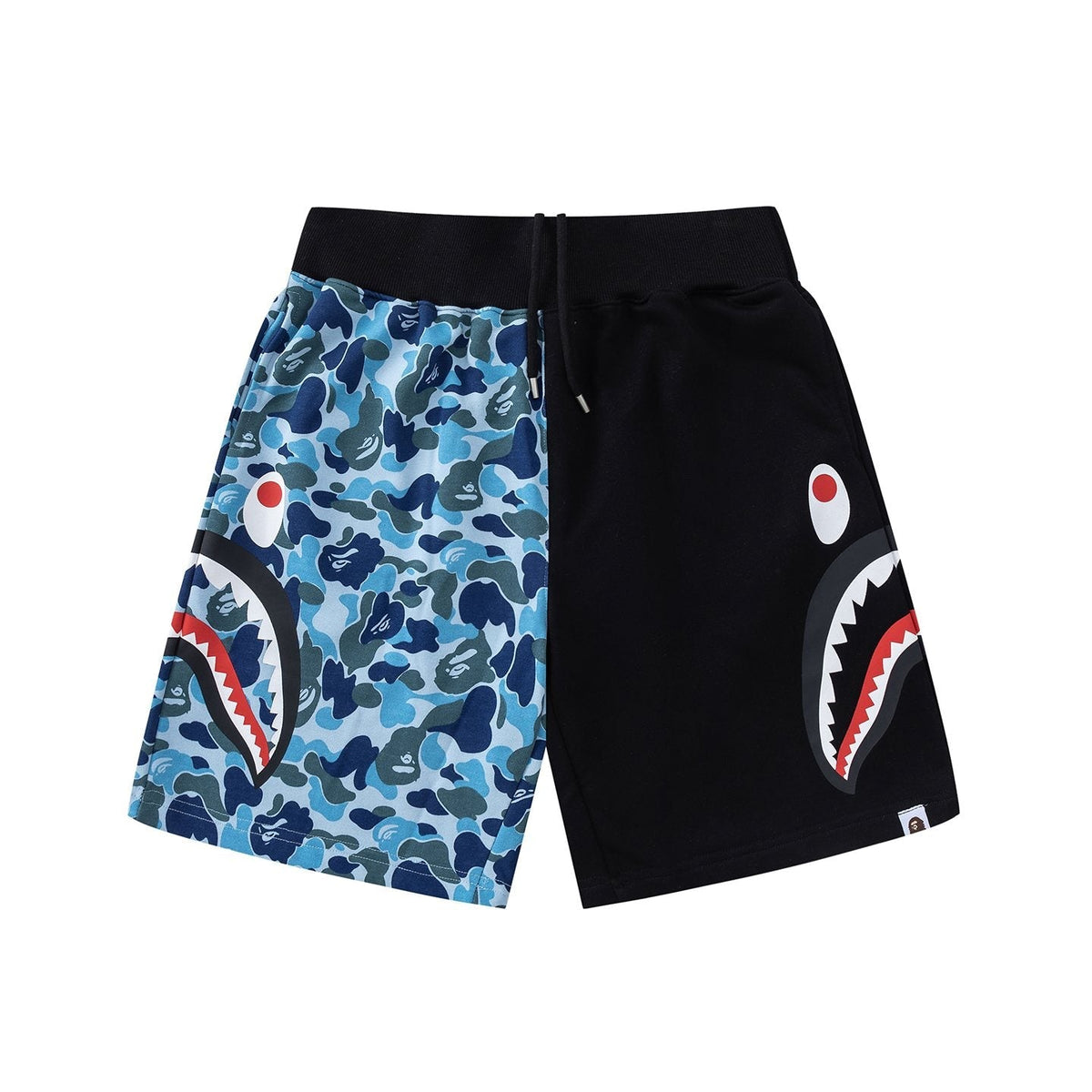 BAPE Shark Eye Graphic Sweat Shorts — front